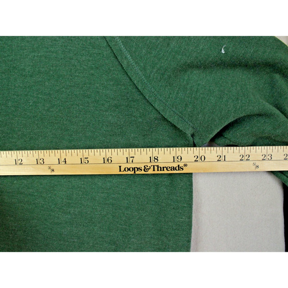 Eddie Bauer Women's Large Pullover Hooded Green Sweatshirt - Soft - Picture 6 of 8